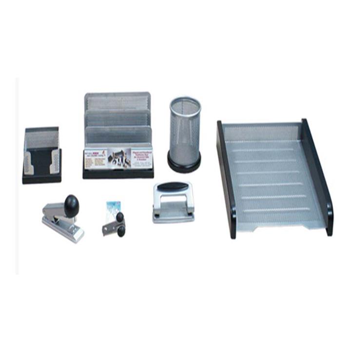 ست رومیزی چوب و فلز 1+8 تیکه همراه با کازیه جهان نما کد 65